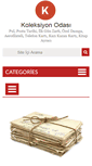Mobile Screenshot of koleksiyonodasi.com